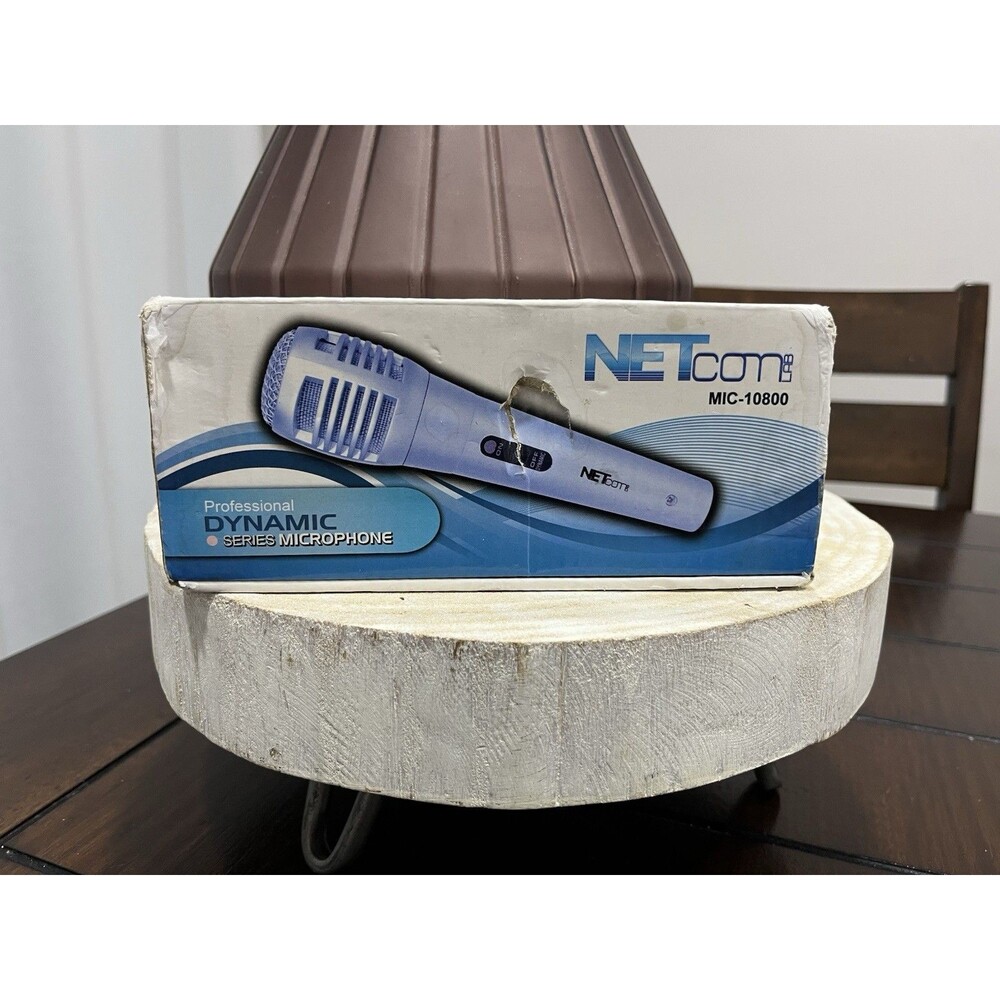 NETcom MIC-10800 Professional Dynamic Series Microphone Wired Handheld Mic NEW